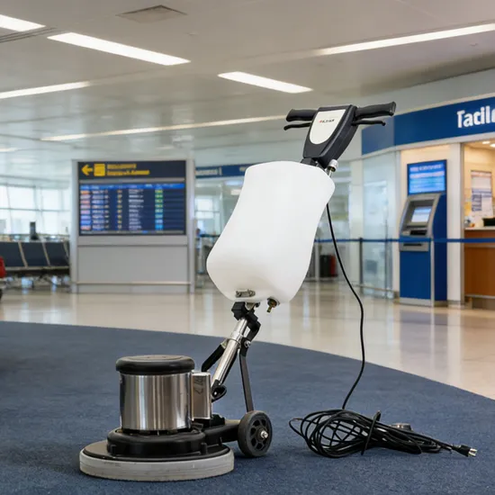 Floor Polisher At201 Single Disc Machine 2HP 175rpm 2000W Ipx5 Commercial Industrial Floor Maintenance Tool